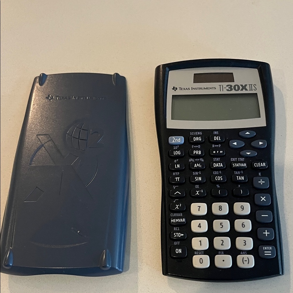 Texas Instruments TI-30X IIS Calculator in Black and White